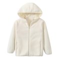 thumbnail image 1 of Lcxweerr 9-10Y  9-10Y  Boys Girls Zip Up Hoodie Coats Jacket Soft Fleece Sweatshirt Kids  Hoodies for Toddler Solid color Outerwear, 1 of 16