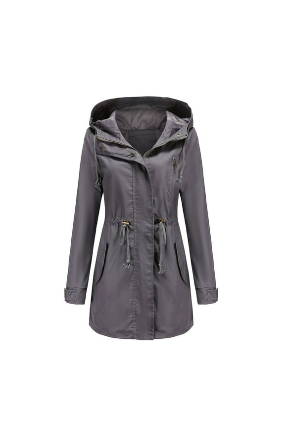 Sun Jackets for Women UPF 50+ Sun Protection 2025 Long Coats Long Sleeve Plain Full Zip Jackets Lightweight Hiking Outdoor Tops with Pockets Medium