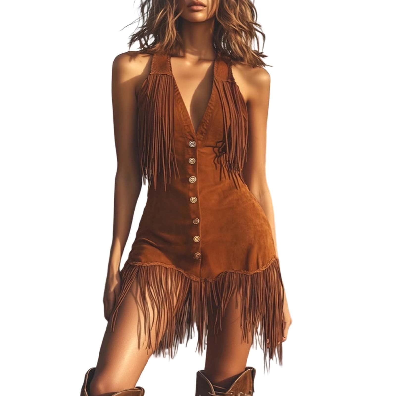 dark brown western dress The Good, The Bad & The Lovely Dress