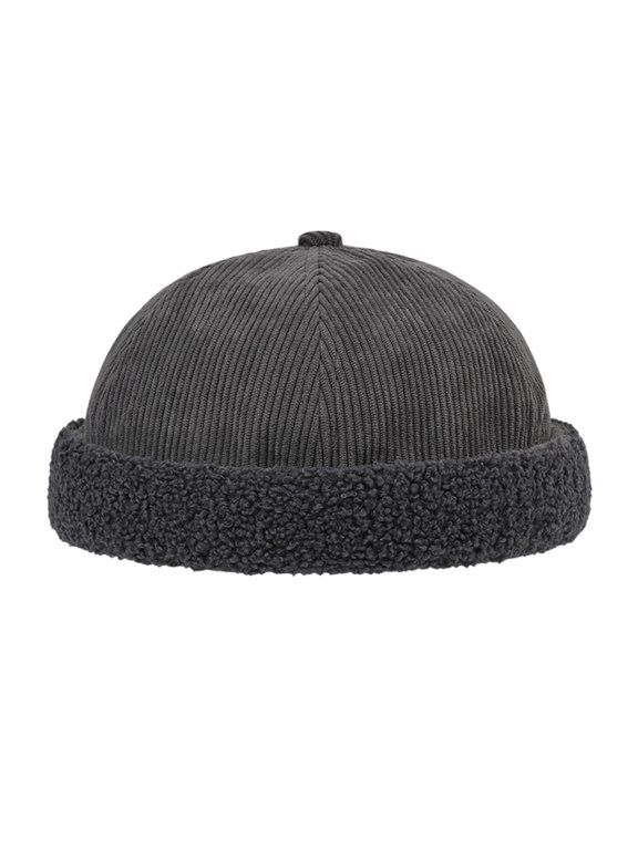 Cap Worker Hat Punk Casual Hip Hop Cap Brimless Adjustable Breathable Skull Hat for Female Male