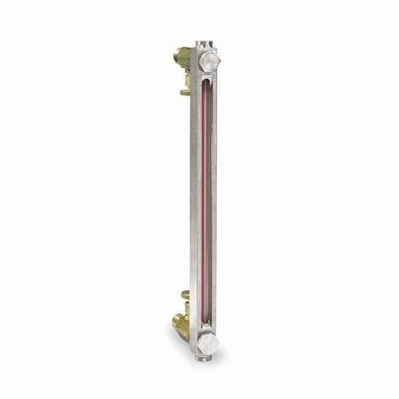 Closed Circuit Liquid Level Gauge, Needle Valve, 12 in, 1/2 NPTF G608-12-A-1-4