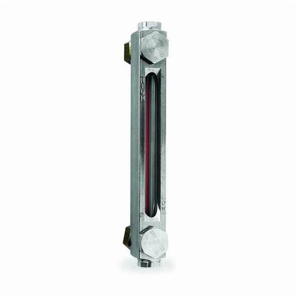 Closed Circuit Liquid Level Gauge, Pipe Adapter, 6 in, 1/4 NPTF Brass G607-06-A-1-2