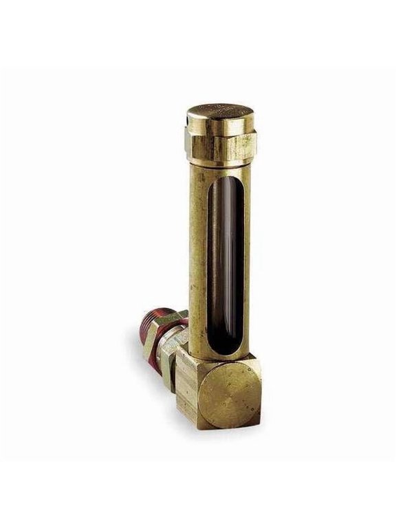 Vented Oil Gauges,4.17 in H,Brass,NPTF G655-2