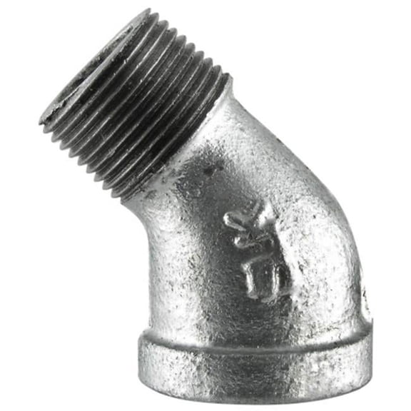 Ldr 1in. Galvanized 45 degrees Street Elbow 311SE45-1