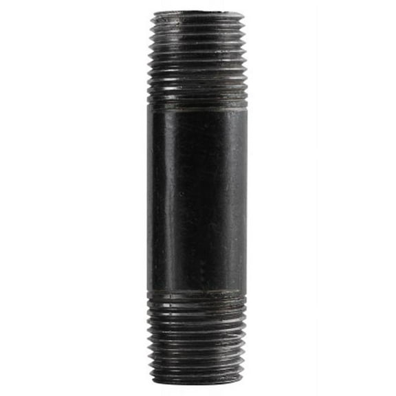 Ldr .25in. X 6in. Black Steel Nipples  30814X6