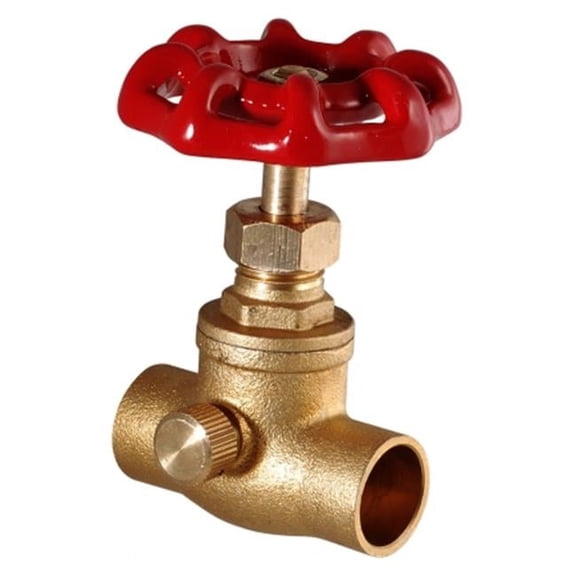 Ldr Industries 022-5403 .5 in. Sweat Low Lead Stop & Waste Valve
