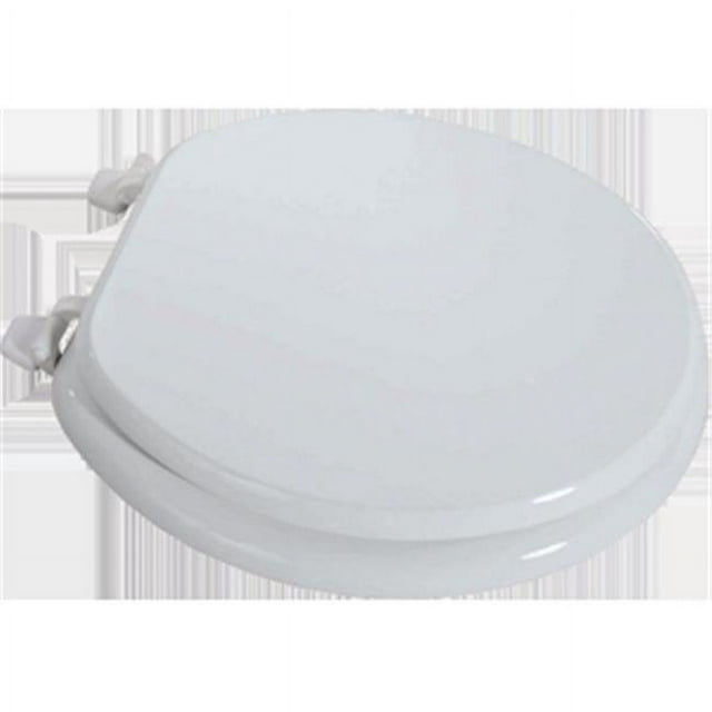 Ldr Industries 050 1066WT Toilet Seat Round Molded Wood White