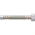 thumbnail image 1 of Ldr Industries 507F4116 0.38 Compression x 0.5 Female Iron Pipe x 16 in. Stainless Steel Reinforced Faucet, 1 of 1