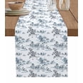 thumbnail image 1 of Ldtrchee Asian Table Runner 72 Inches, Oriental Chinese Traditional Ink Painting Natural Bed Runner Dresser Scarves Tabletop for Indoor Outdoor Parties/Ceremony/Banquet, 16" x 72", 1 of 8