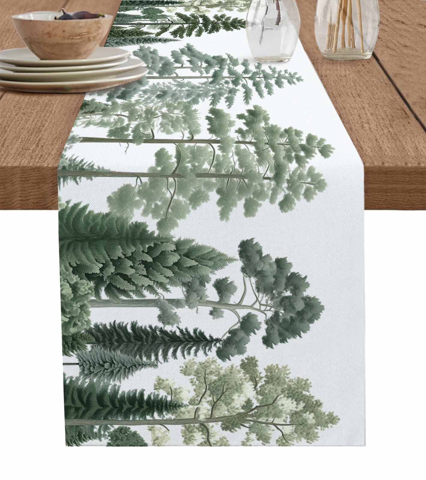 Tree Pattern Table Runner 72