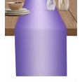 thumbnail image 1 of Ldtrchee Purple Ombre Table Runner 108 Inches, Modern Gradient Abstract Art Bed Runner Dresser Scarves Tabletop for Indoor Outdoor Parties/Ceremony/Banquet, 13"x 108", 1 of 8