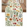 thumbnail image 1 of Ldtrchee Spring Floral Table Runner 60 Inches, Country Summer Botanical Bed Runner Dresser Scarves Tabletop for Indoor Outdoor Parties/Ceremony/Banquet, 13" x 60", 1 of 8