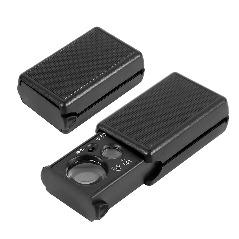 Ldyso 30x/60x Magnifying Magnifier Glass Jeweler Eye Jewelry Loupe Loop
