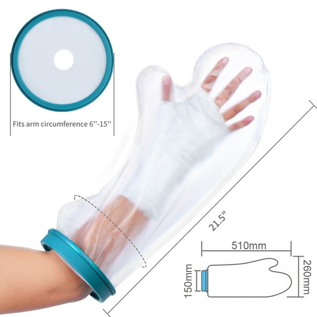 Ldyso Waterproof Arm Cover For Shower, Bath Sack For Arm Splint Adult