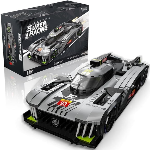 Le 8X6 Hybrid Hypercar Building Set for Adults, Collectible 1:16 Scale Race Car Model, Racing DIY Craft for Display and Play, Ideal Gift for Birthdays and Fans, (1,028 PCS, A-Y26004)
