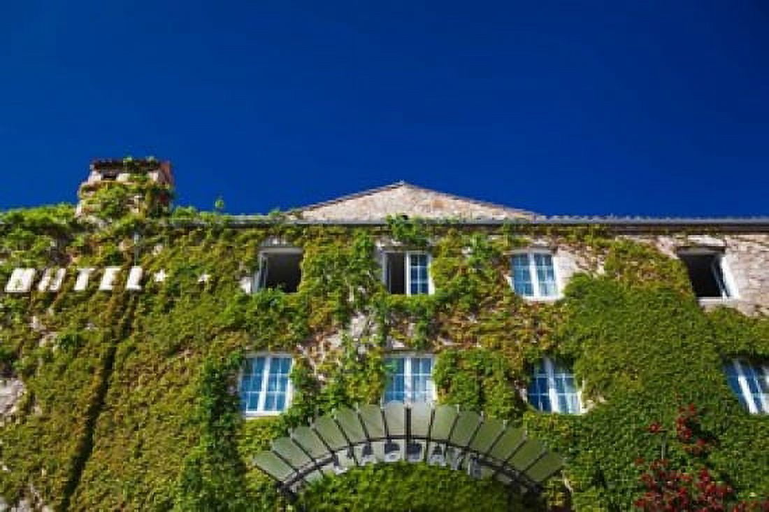 Le Abbaye Hotel Canvas Art - Walter Bibikow DanitaDelimont (28 x 19)