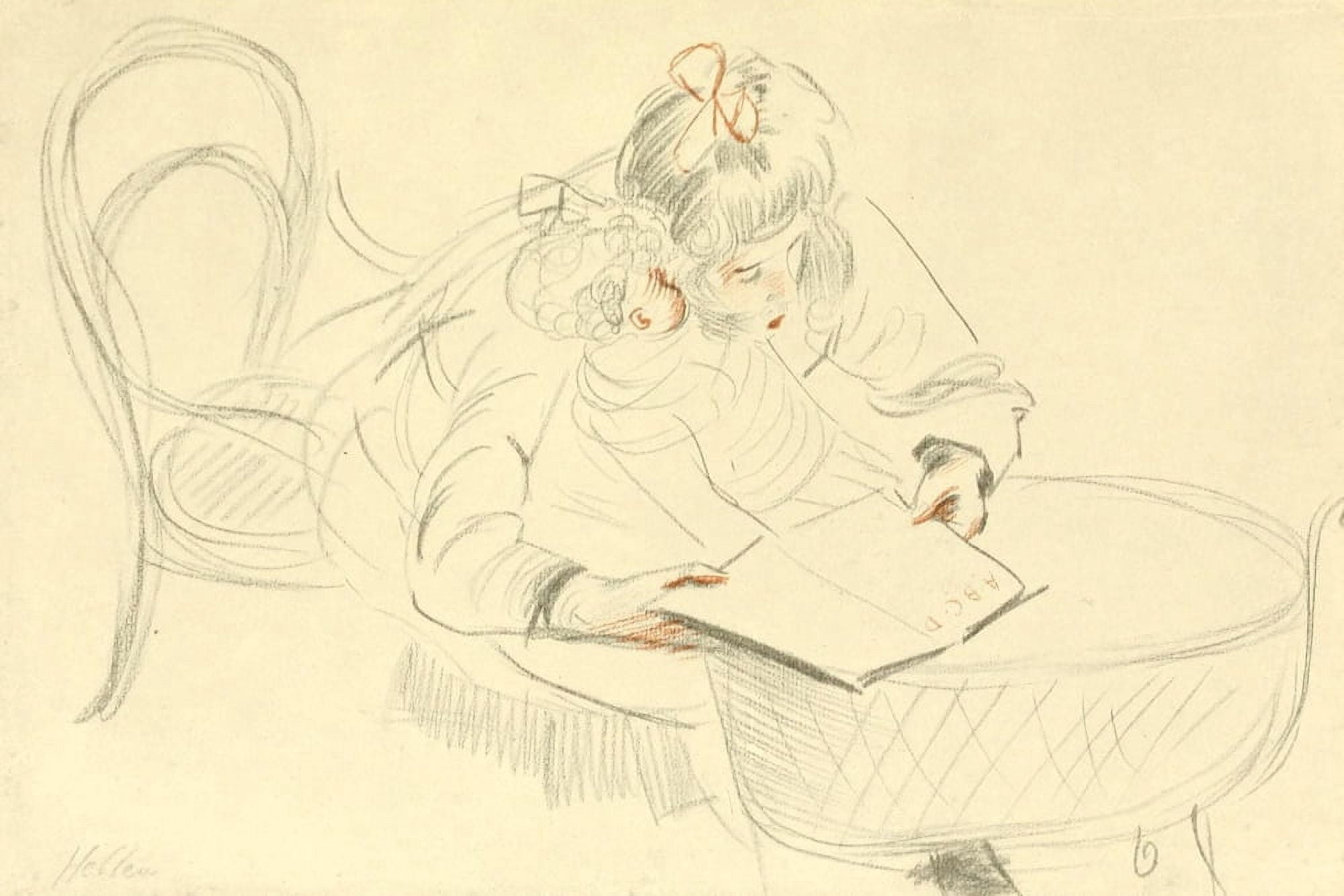 Le Berceau Canvas Art - Paul Csar Helleu (24 x 36)