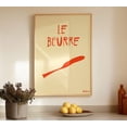 thumbnail image 1 of Le Beurre French Butter Kitchen Unframed Paper Print, 1 of 4