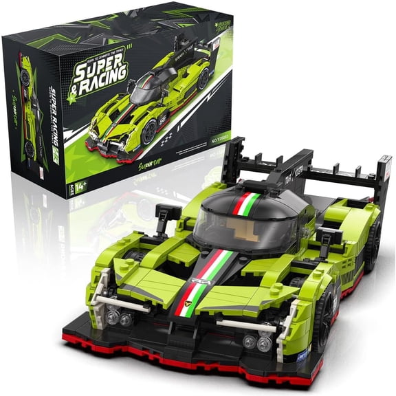 Le CS63 Hypercar Model Building Set, 1:16 Scale Model Car Kit for Adults, Build and Display Hybrid Race Car Replica for Home or Office Dcor, Gift for Motorsport Fans, (1186PCS