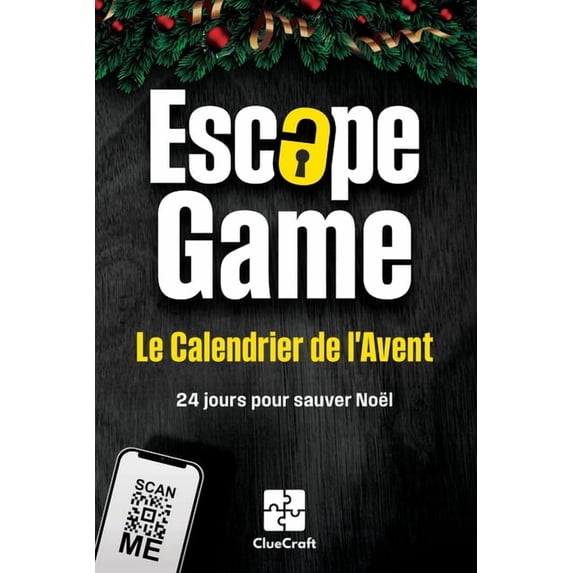 Le Calendrier de l'Avent Escape Game: Une affaire criminelle de l'Avent à résoudre - 24 jours pour sauver Noël, (Paperback)