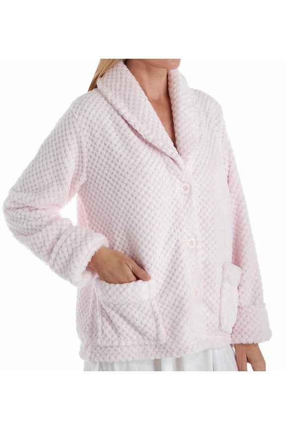 Le Cera Polyester Honeycomb Fleece Bed Jacket (Women's)