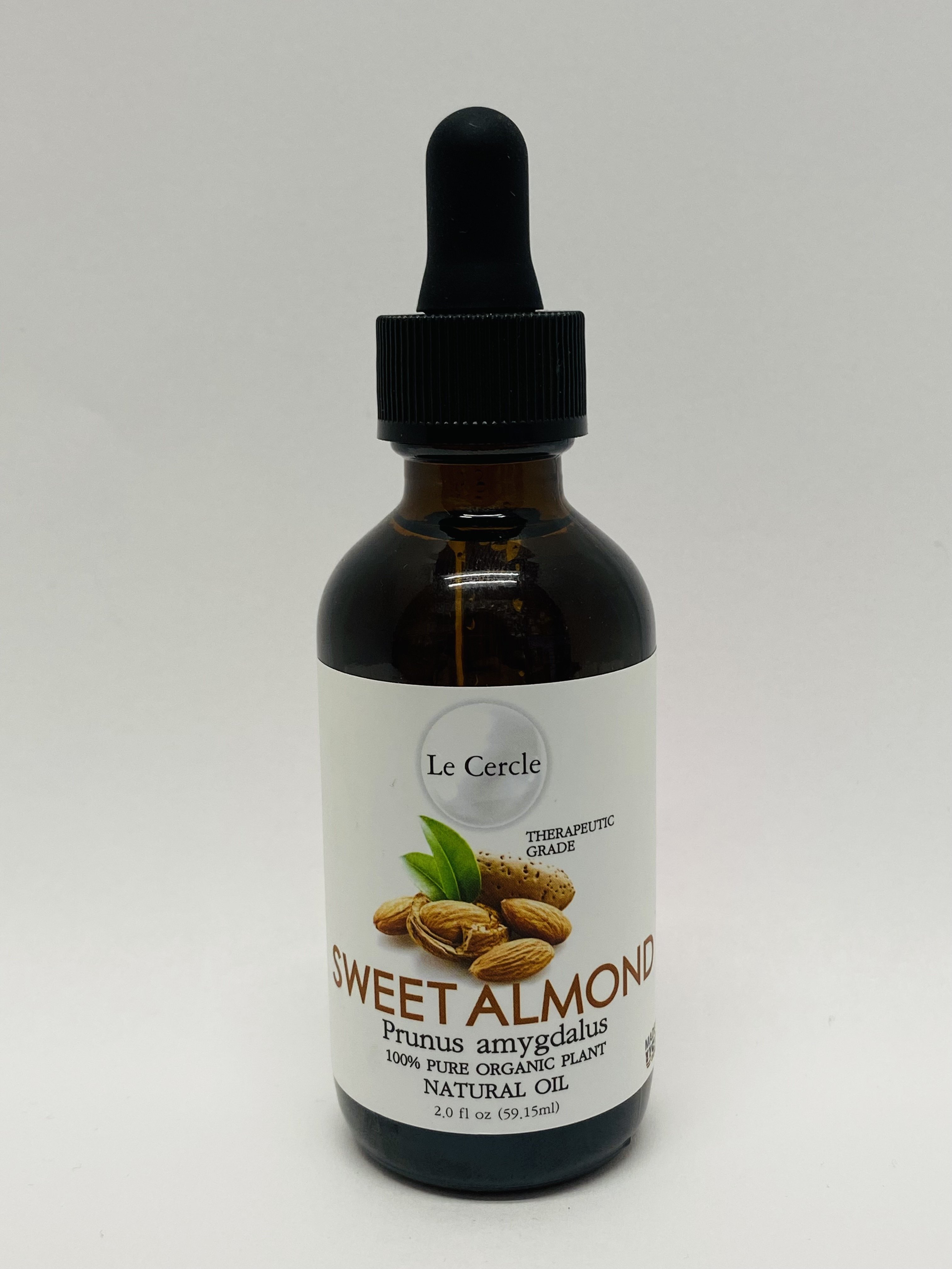 Le Cercle 100 Pure Organic Plant Natural Sweet Almond Oil