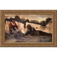 thumbnail image 1 of Le Chant D'Amour 24x18 Gold Ornate Wood Framed Canvas Art by Burne Jones, Edward, 1 of 2