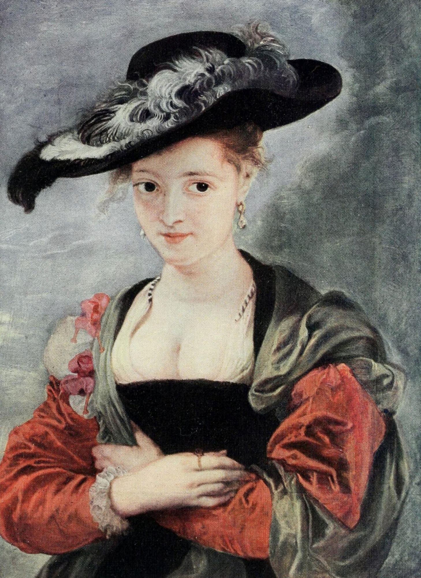Le Chapeau de Paille (Rubens 1908) Canvas Art - Peter Paul Rubens (18 x 24)
