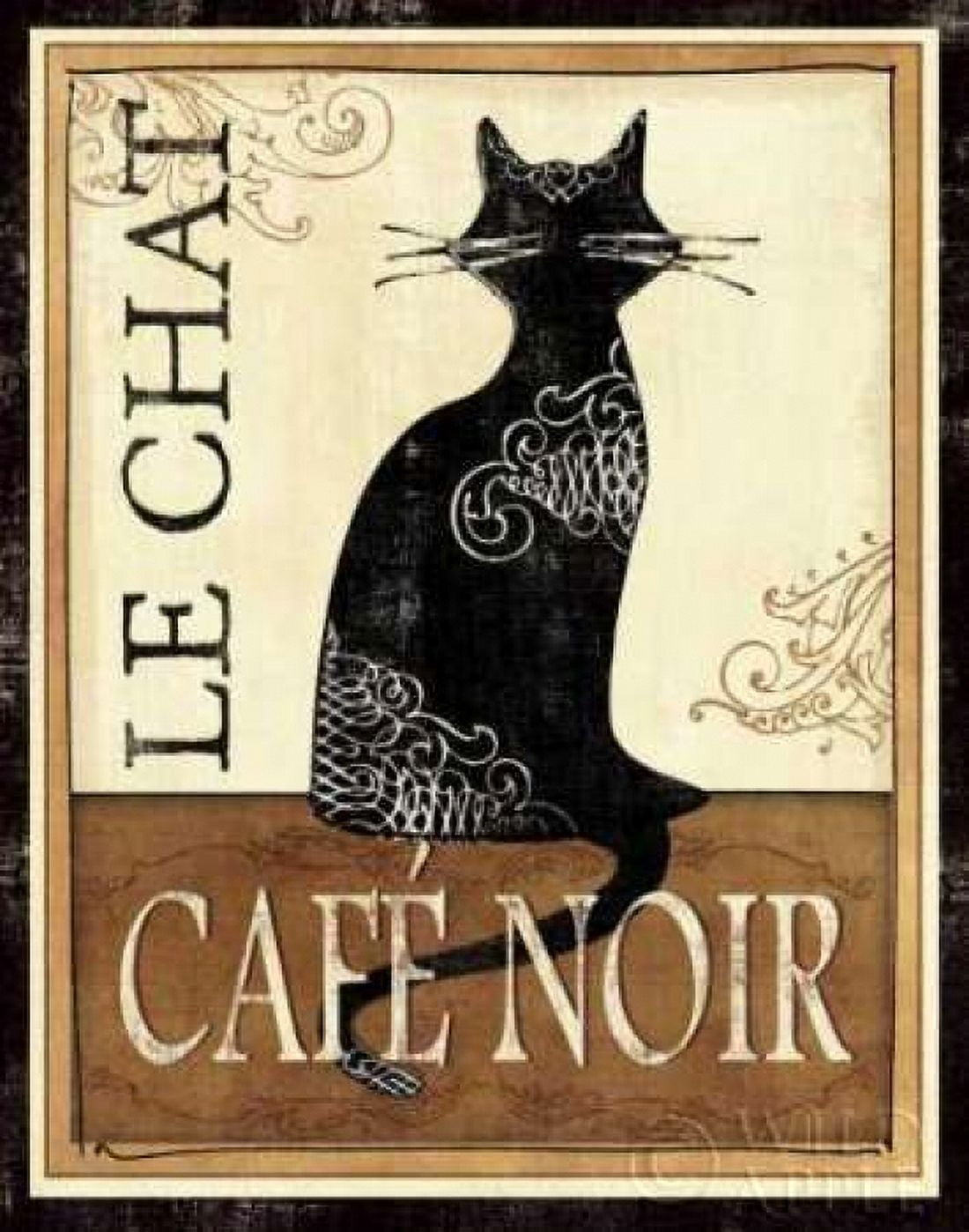 Le Chat Canvas Art - Veronique Charron (22 x 28)