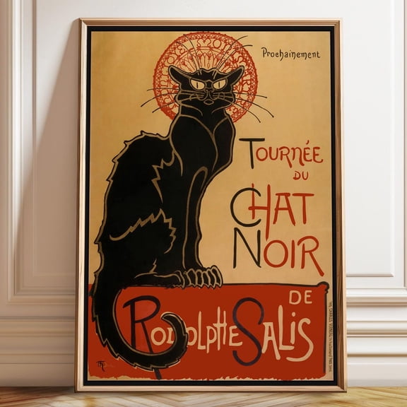 Le Chat Noir Poster By Theophile Alexandre Steinlen Black Cat Poster Iconic Graphic Design Art Poster Wall Art