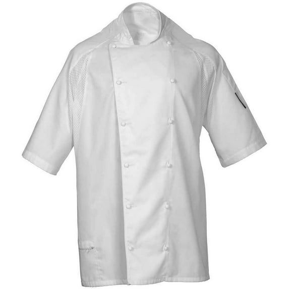 Le Chef Adult Executive Short-Sleeved Chef Jacket