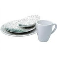 thumbnail image 1 of Le Chef Marble Melamine Single 4-piece Dinner Set, 1 of 2