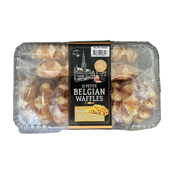 Le Chic Patissier Petite Belgian Waffles, 2.11 Ounce (Pack of 12)