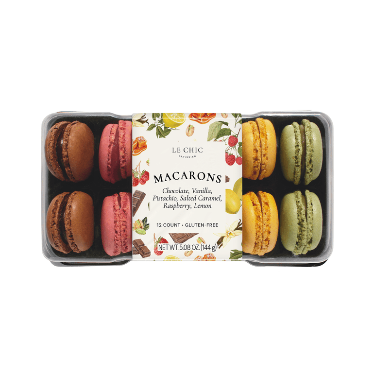 Le Chic Patissier - Original Macaron Cookies, 12 Count, 5.08 oz