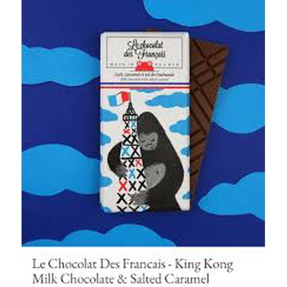 Le Chocolat Des Francais - King Kong Milk Chocolate & Salted Caramel