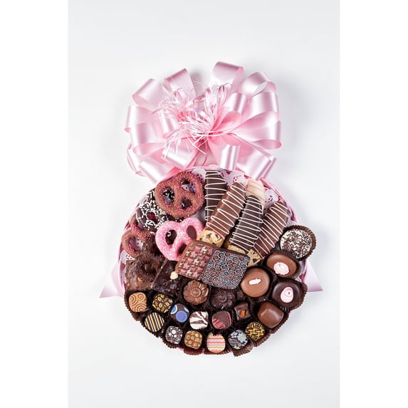 Le Chocolatier Baby Platter Of Chocolate Delights - 12 Inch - Parve/Lactose Free