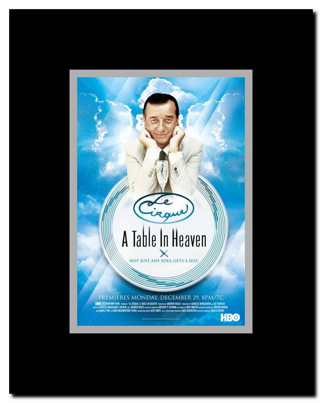 Le Cirque: A Table in Heaven Framed Movie Poster