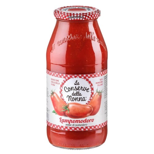Le Conserve Della Nonna Smooth Tomato Passata 500g, British Import (Pack of 2)