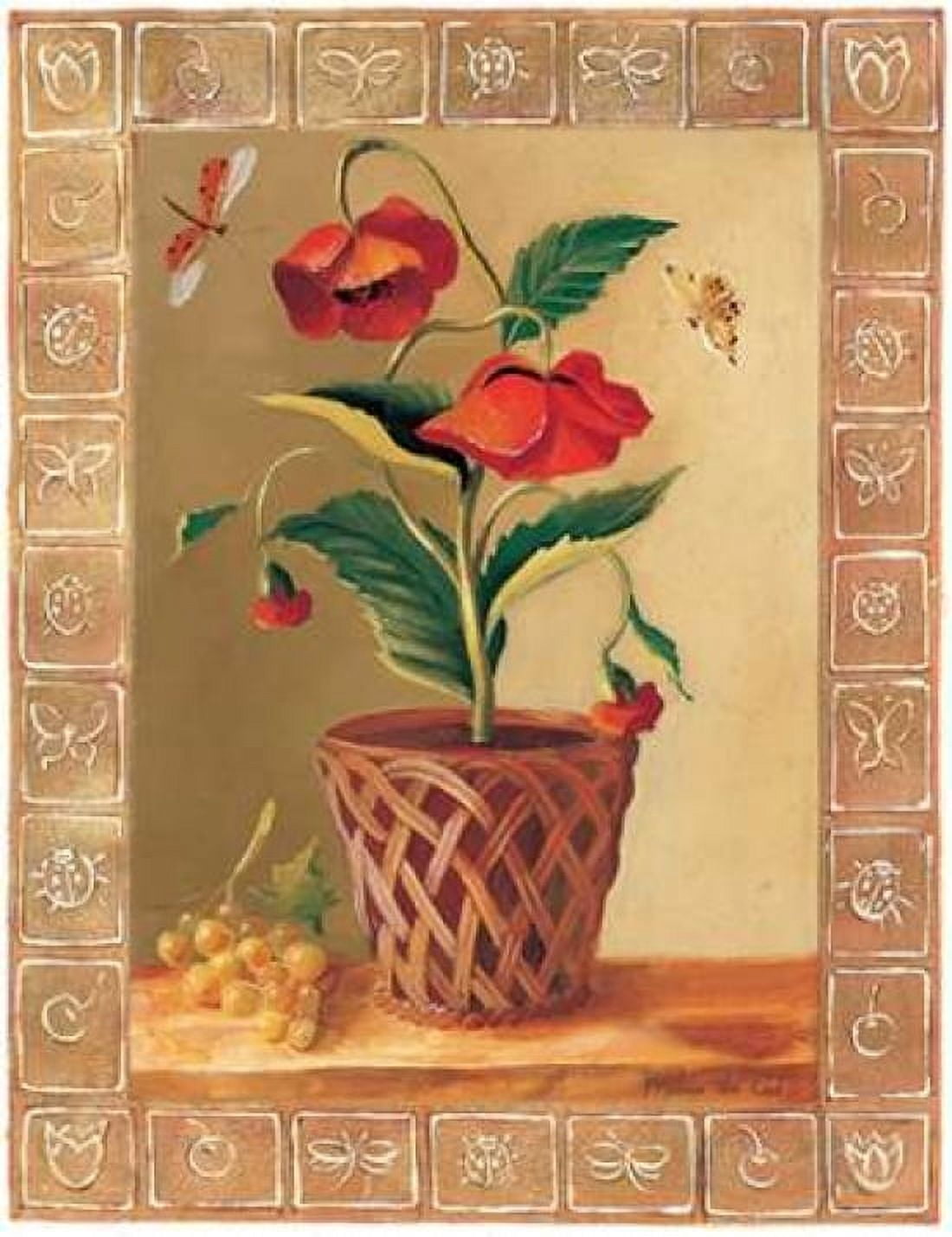 Le Coquelicot Canvas Art - Milieu du Ciel (18 x 24)