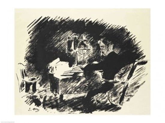 Le Corbeau Canvas Art - Edouard Manet (24 x 18)
