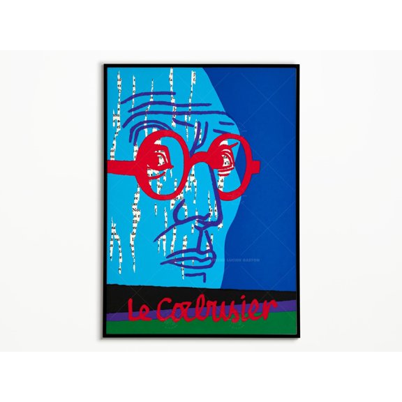 Le Corbusier 1980 Le Corbusier 1980 Poster Le Corbusier 1980 Poster Decorative Poster Art Poster , Poster Print Only