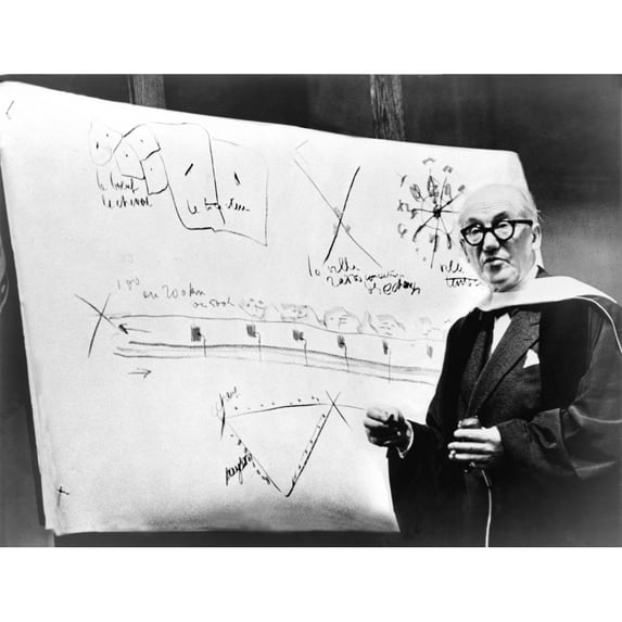 Le Corbusier History Poster Print