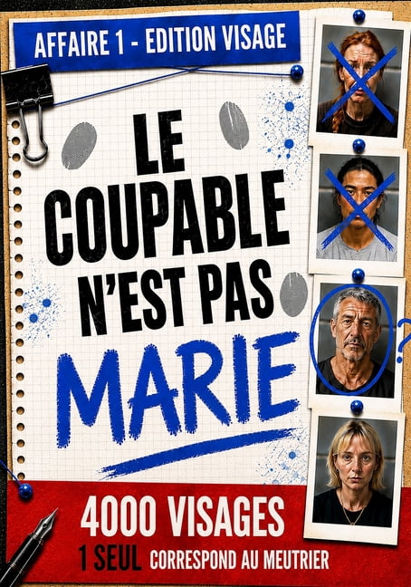 Le Coupable n'Est Pas... Le coupable n'est pas Marie - Affaire 1│4000 Visages Suspects │5 Indices │1 Coupable: Saurez-vous retr, (Paperback)