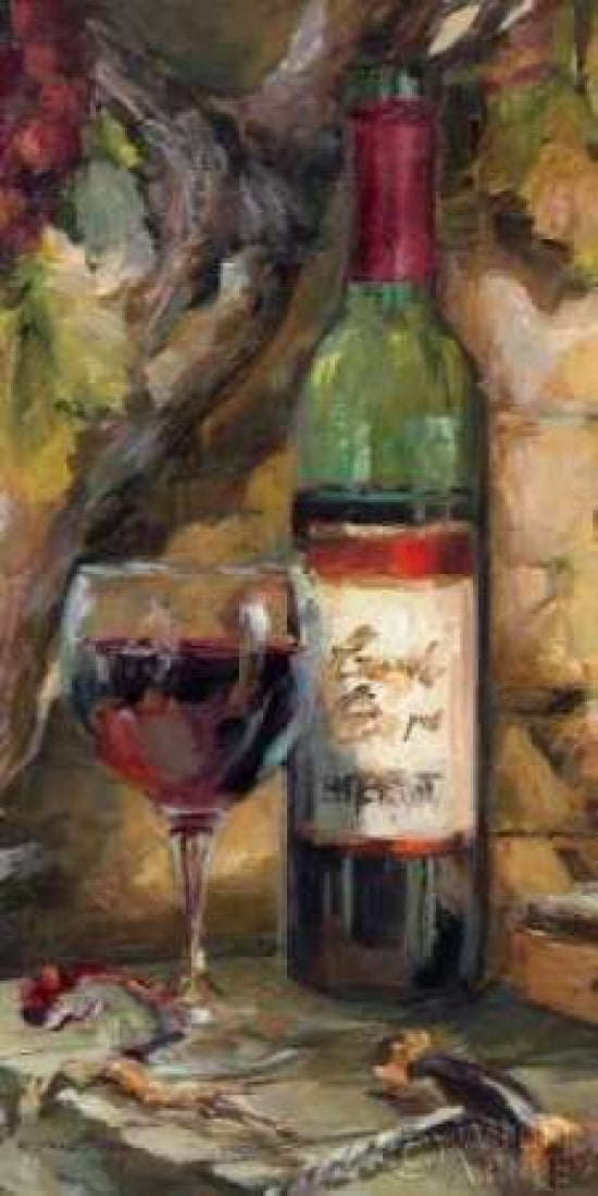 Le Cour de le Chateau I Canvas Art - Marilyn Hageman (10 x 20)