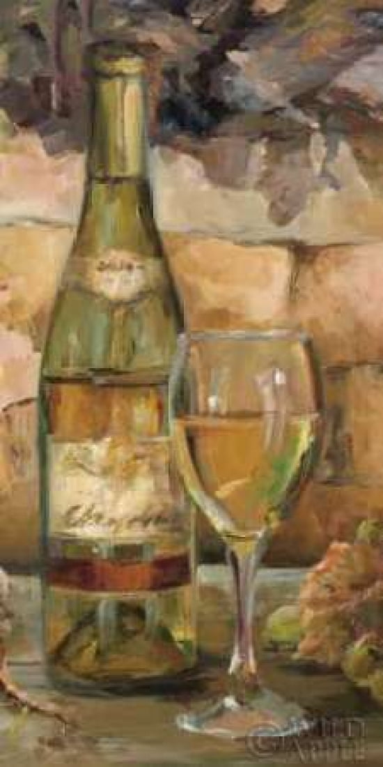 Le Cour de le Chateau II Canvas Art - Marilyn Hageman (24 x 48)