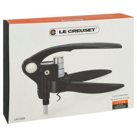 Le Creuset LM250LE-31 Lever and Foilcutter Gift Set, Black