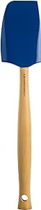 Marseille Blue Silicone and Wood Medium Spatula