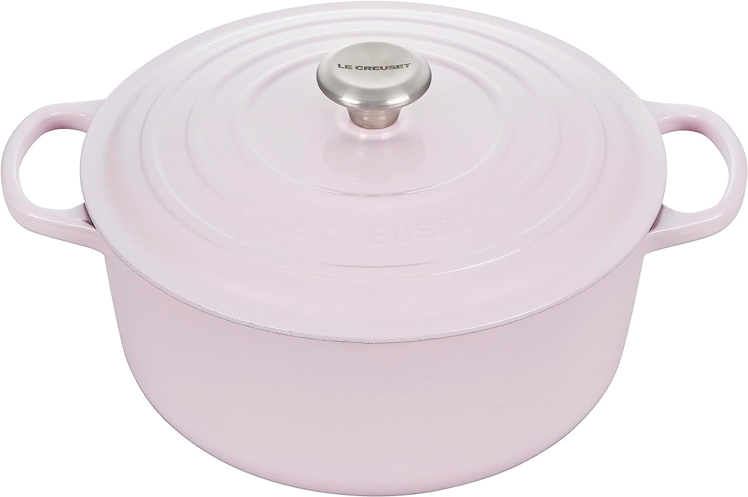 Le Creuset Enameled Cast Iron Signature Round Dutch Oven with Lid, 5.5 ...