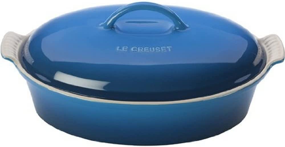 LE CREUSET　ココット オーバル サテンブルー　25cm LE CREUSET ココット オーバル サテンブルー 25cm LE CREUSET ル