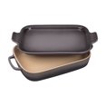 thumbnail image 1 of Le Creuset 2.75 qt. Rectangular Platter Dish with Lid in Oyster, 1 of 5
